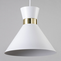 Connie Hourglass Ceiling Pendant Light - White - thumbnail 3