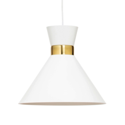 Connie Hourglass Ceiling Pendant Light - White - thumbnail 1