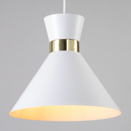 Connie Hourglass Ceiling Pendant Light - White - thumbnail 2