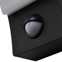 Bengle 12 Watt LED Curved Outdoor Wall Light with PIR Sensor - Black - thumbnail 6
