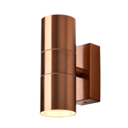 2 Pack of Kenn 2 Light Up and Down Outdoor Wall Light - Copper - thumbnail 2