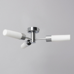 Elena 3 Light Semi Flush Bathroom Ceiling Light - Chrome - thumbnail 3