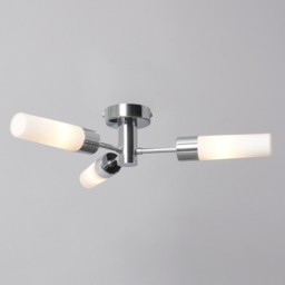 Elena 3 Light Semi Flush Bathroom Ceiling Light - Chrome - thumbnail 2