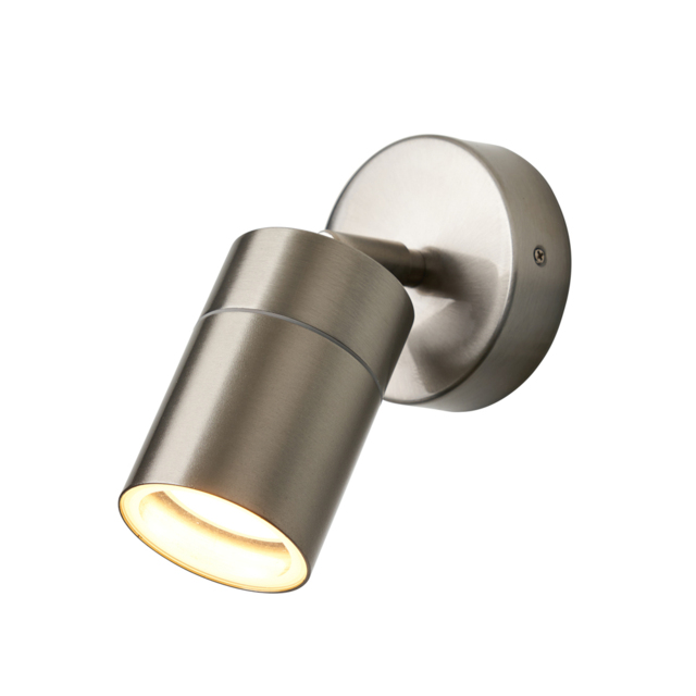Kenn 1 Light Adjustable Outdoor Wall Light - Stainless Steel - image 1