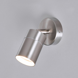 Kenn 1 Light Adjustable Outdoor Wall Light - Stainless Steel - thumbnail 2