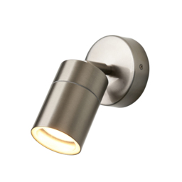 Kenn 1 Light Adjustable Outdoor Wall Light - Stainless Steel