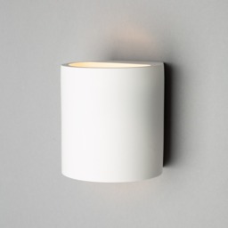 Chonzie Paintable Plaster Up and Down Wall Light - White - thumbnail 2