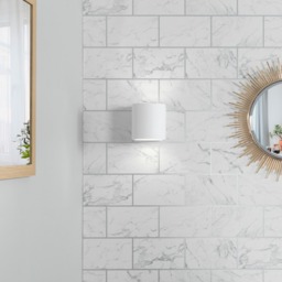 Chonzie Paintable Plaster Up and Down Wall Light - White - thumbnail 5