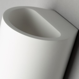 Chonzie Paintable Plaster Up and Down Wall Light - White - thumbnail 4