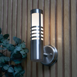 Colt Outdoor Slatted Wall Light - Stainless Steel - thumbnail 5
