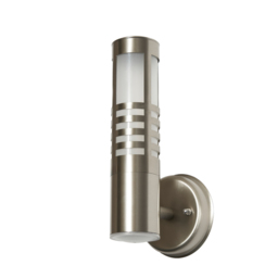 Colt Outdoor Slatted Wall Light - Stainless Steel - thumbnail 1