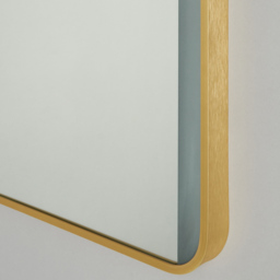 Aiga LED Bathroom Mirror with Motion Sensor and Demist - Satin Brass - thumbnail 4
