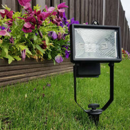 2 Pack of 1 Light Outdoor Spike Security Flood Light - Black - thumbnail 3