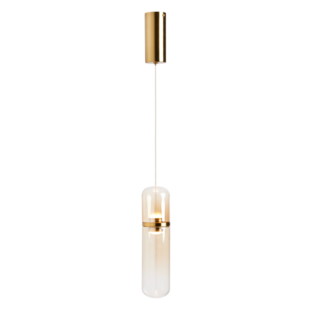 Visconte Bjorn LED Glass Ceiling Pendant Light - Champagne - image 1