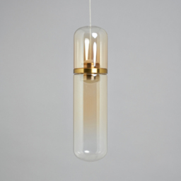 Visconte Bjorn LED Glass Ceiling Pendant Light - Champagne - thumbnail 3