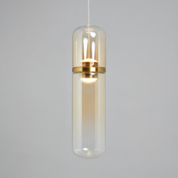 Visconte Bjorn LED Glass Ceiling Pendant Light - Champagne - thumbnail 2