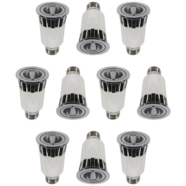 10 Pack of 5 Watt LED E27 Edison Screw Spotlight Light Bulb - White - image 1
