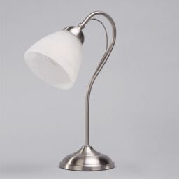 Barcelona 1 Light Table Lamp - Satin Nickel - thumbnail 3