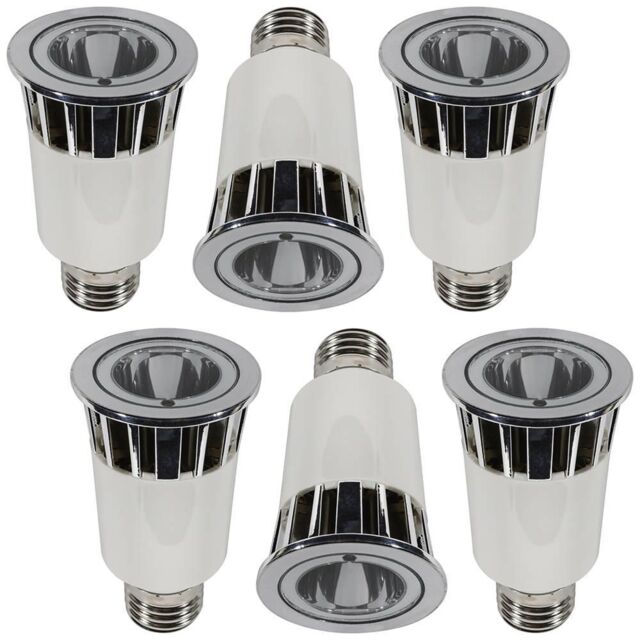 6 Pack of 5 Watt LED E27 Edison Screw Spotlight Light Bulb - White - image 1
