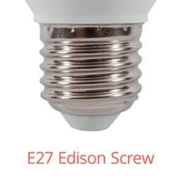 6 Pack of 5 Watt LED E27 Edison Screw Spotlight Light Bulb - White - thumbnail 2