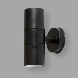 Hahn Outdoor Polycarbonate LED Single Up & Down Wall Light - Black - thumbnail 3