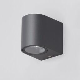 Irwell 1 Light Outdoor Wall Light - Black - thumbnail 3