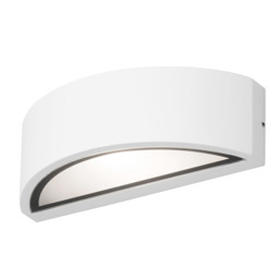 Soar Outdoor Curved Wall Light - White