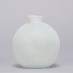 Small Globe Frosted Glass Vase Table Lamp - White - thumbnail 3