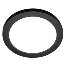 Darly 18 Watt LED Flush Ceiling or Wall Light - Satin Black - thumbnail 1