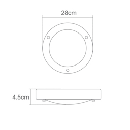 Mari G9 Flush Bathroom Ceiling Light - Satin Nickel - thumbnail 5