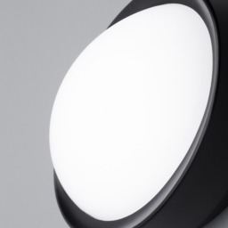 2 Pack of Upton Outdoor LED Oval Wall Light - Black - thumbnail 5