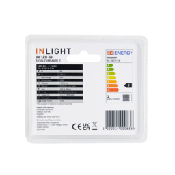 3 Pack of 2 Watt LED G9 Non-Dimmable Capsule Light Bulbs - Cool White - thumbnail 3