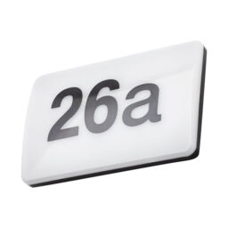 Deur LED Outdoor Door Light with Numbers and Sensor - Black and White - thumbnail 1