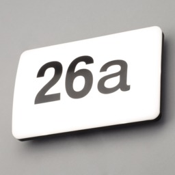 Deur LED Outdoor Door Light with Numbers and Sensor - Black and White - thumbnail 2