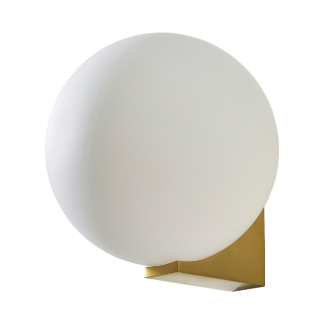 Bola 1 Light Bathroom Wall Light - Satin Brass - image 1