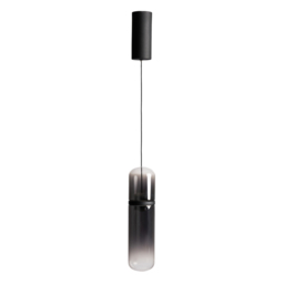 Visconte Bjorn LED Glass Ceiling Pendant Light - Smoke - thumbnail 5