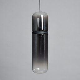 Visconte Bjorn LED Glass Ceiling Pendant Light - Smoke - thumbnail 3