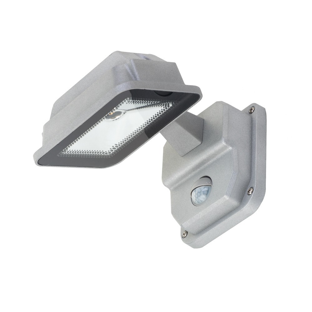 Oviedo 1 Light LED Outdoor Wall Light with PIR Sensor - Grey - image 1