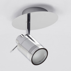 Hugo Single Light Bathroom Spotlight - Chrome - thumbnail 3