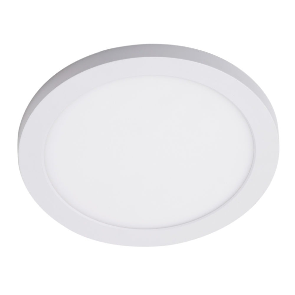 Darly 18 Watt LED Flush Ceiling or Wall Light - White - image 1