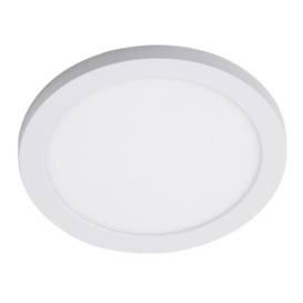 Darly 18 Watt LED Flush Ceiling or Wall Light - White