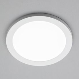 Darly 18 Watt LED Flush Ceiling or Wall Light - White - thumbnail 2