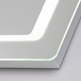 Pendle LED Bathroom Mirror Touch Sensitive Wall Light - Chrome - thumbnail 3