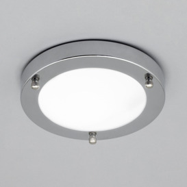 Mari 12 Watt Small LED Flush Bathroom Ceiling Light - Chrome - thumbnail 2