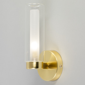 Agatha 1 Light Bathroom Wall Light - Satin Brass - thumbnail 2