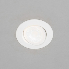 Lydia Bathroom 7 Watt COB LED Adjustable Colour Changing Recessed Downlighter - White - thumbnail 2