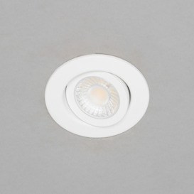 Lydia Bathroom 7 Watt COB LED Adjustable Colour Changing Recessed Downlighter - White - thumbnail 3