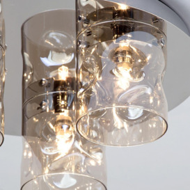 Visconte Monet 3 Light LED Flush Ceiling Light - Champagne - thumbnail 2