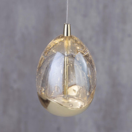 Visconte Bulla 1 Light LED Ceiling Pendant - Gold - thumbnail 2