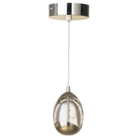 Visconte Bulla 1 Light LED Ceiling Pendant - Gold - thumbnail 1